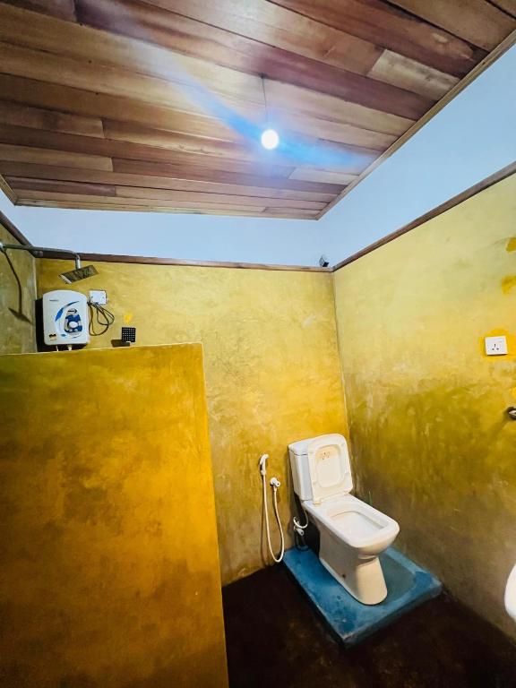 Koupelna v ubytování Krishan Villa