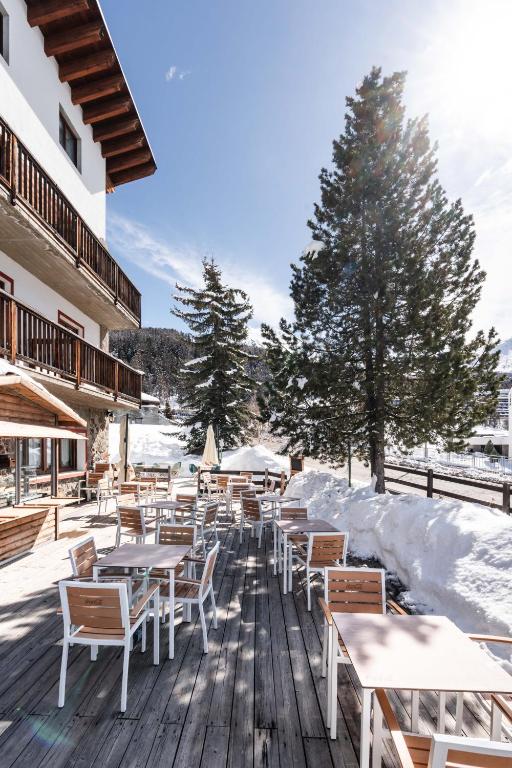 Balkón nebo terasa v ubytování CHALET DES ALPES