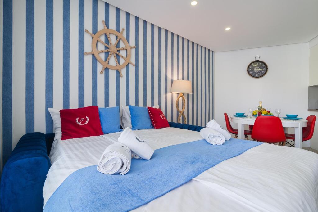 Posteľ alebo postele v izbe v ubytovaní MA APARTMENTS - OCEAN GARDEN - PLAYA PARAISO - 2 Bedrooms, 2 Bathrooms, Big Terrace