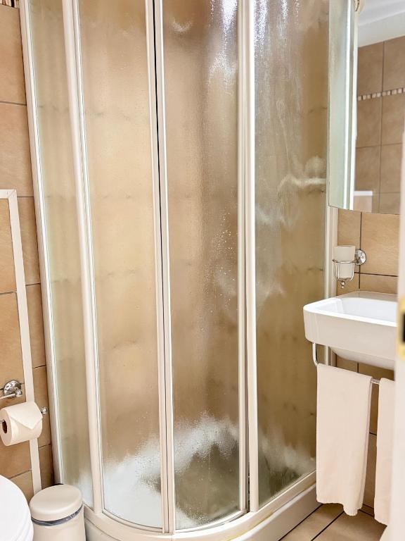Koupelna v ubytování Viva Bacco