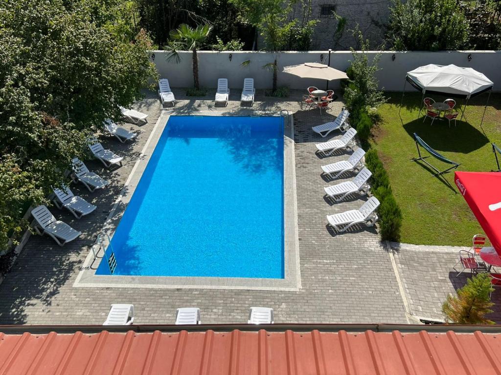 Bazén v ubytování Lagodekhi Inn nebo v jeho okolí