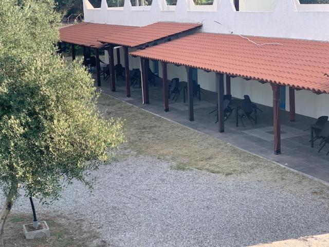 Budova, kde se aparthotel nachází