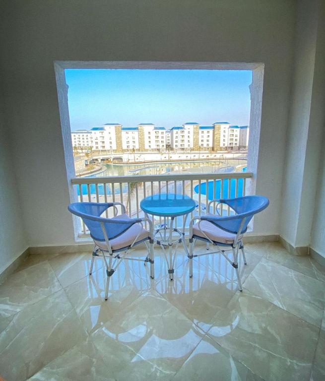 Balkón nebo terasa v ubytování Azur One Eleven Hotel Alamein