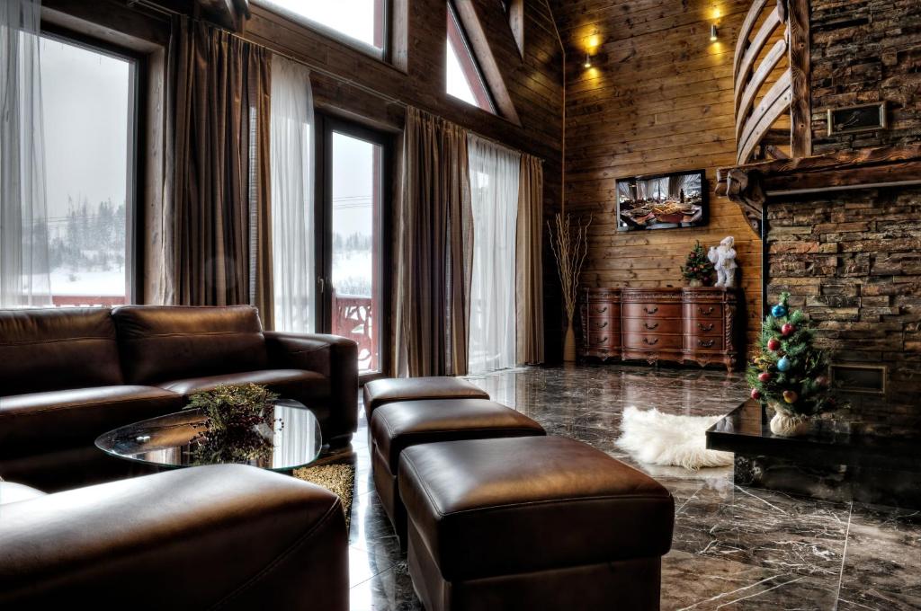 Posezení v ubytování Mountain Resort Ždiar - Chalets