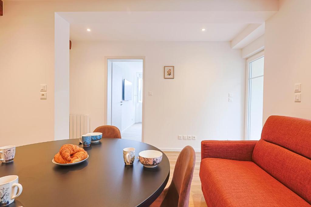 Posezení v ubytování Appartements Les Vosges