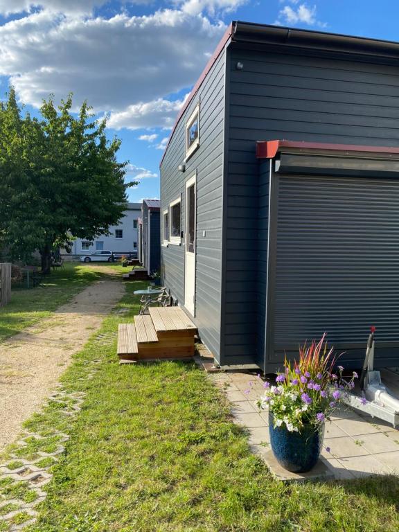 Zahrada ubytování Tiny House Eberswalde Nähe Zentrum