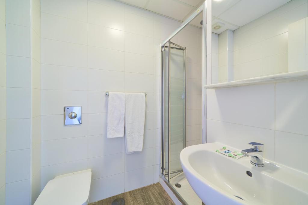 Koupelna v ubytování Hostal Sol y Miel