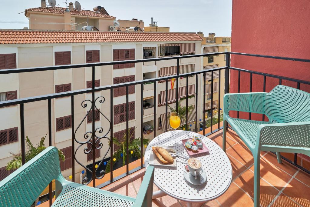 Balkón nebo terasa v ubytování Hostal Sol y Miel