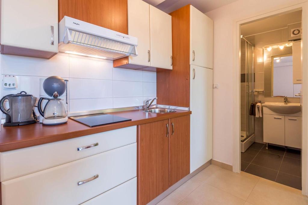 Kuchnia lub aneks kuchenny w obiekcie Apartment MiMa