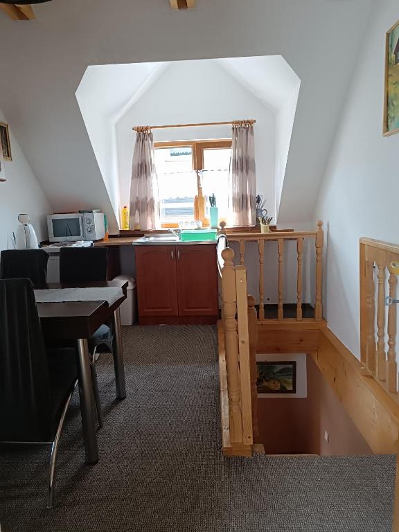 Kuchyň nebo kuchyňský kout v ubytování Vilka Tkáč