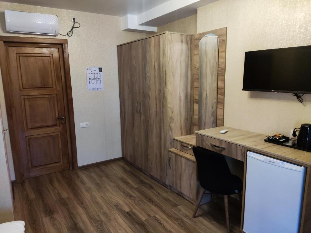 Kuchyň nebo kuchyňský kout v ubytování Lagodekhi Inn