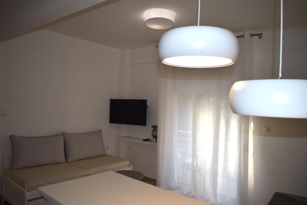 TV a/nebo společenská místnost v ubytování Jasmine Apartment