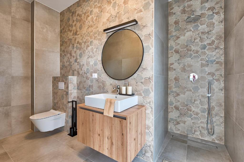 Koupelna v ubytování Villa Blue Oasis Ližnjan with Private Pool