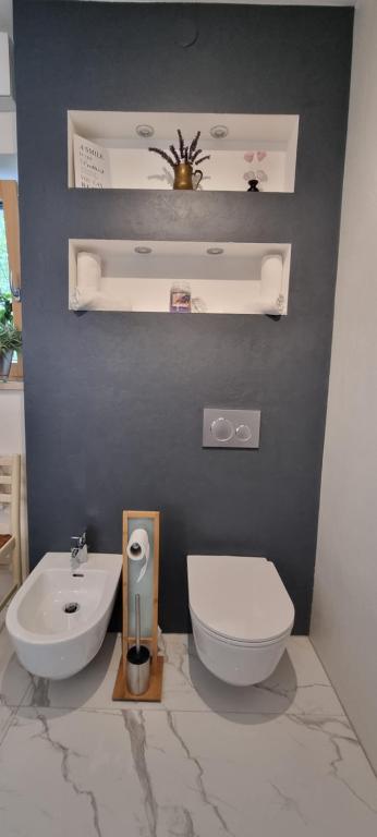Koupelna v ubytování Vila Zavino