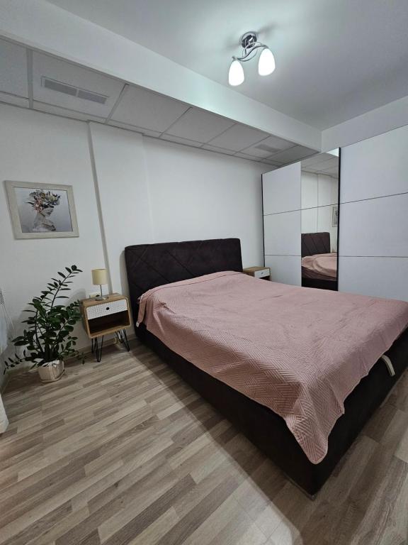 Postel nebo postele na pokoji v ubytování Anastasija Lux 3