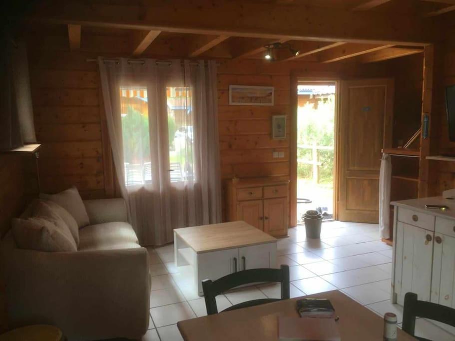 Posezení v ubytování Loue chalet