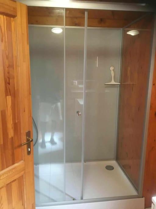 Koupelna v ubytování Loue chalet
