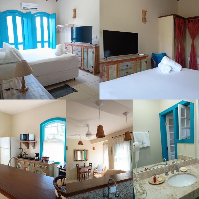Postel nebo postele na pokoji v ubytování Quinta Brasilis Boutique Hotel Paraty