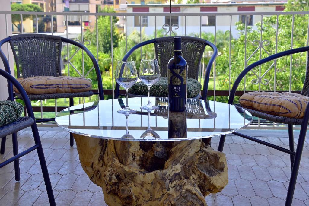 Balkón nebo terasa v ubytování Maison Matie B&B Ercolano