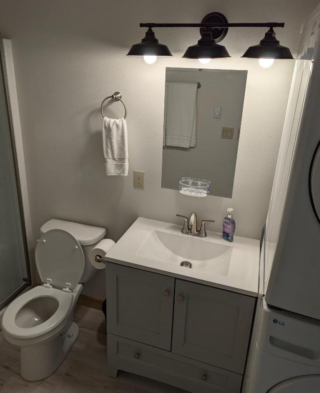 Koupelna v ubytování Gnome Home