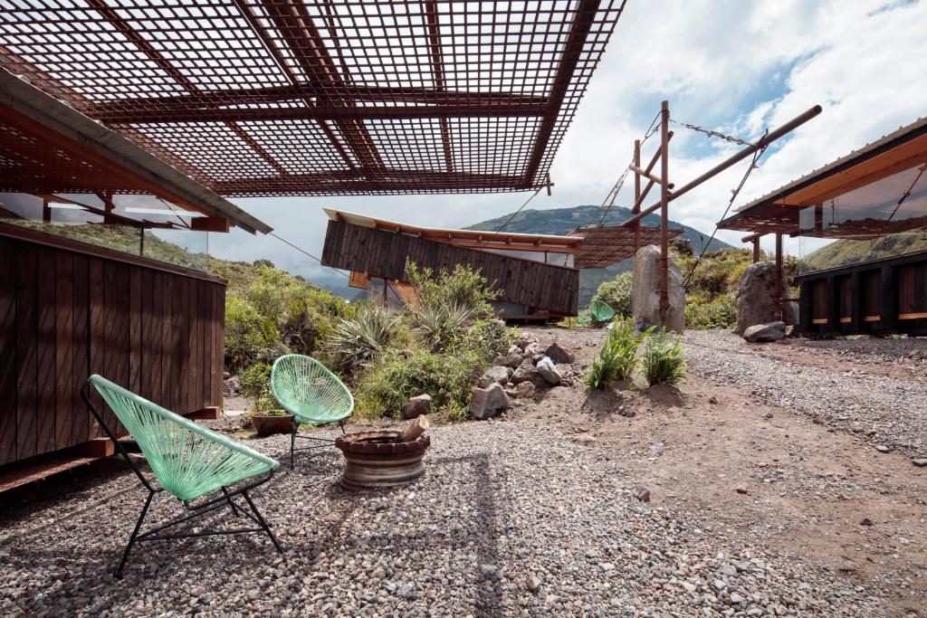 Zahrada ubytování Pedra Inn - Premiada Arquitectura con energía solar