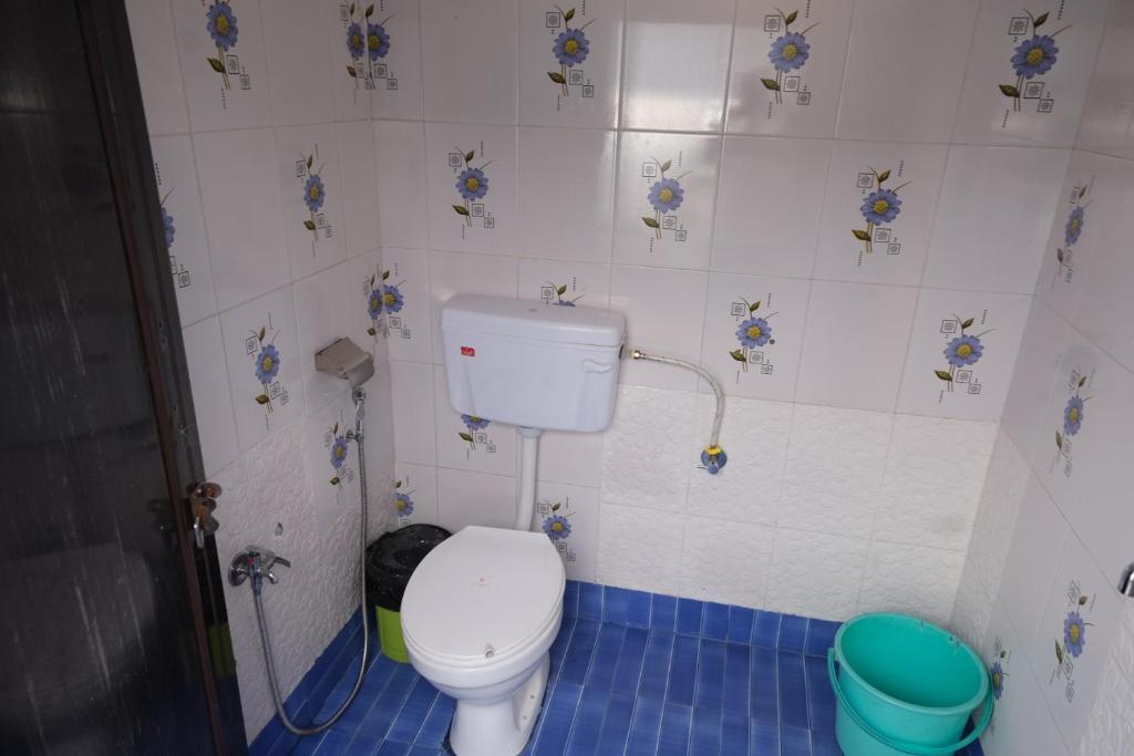 Koupelna v ubytování Pachamama Hostel