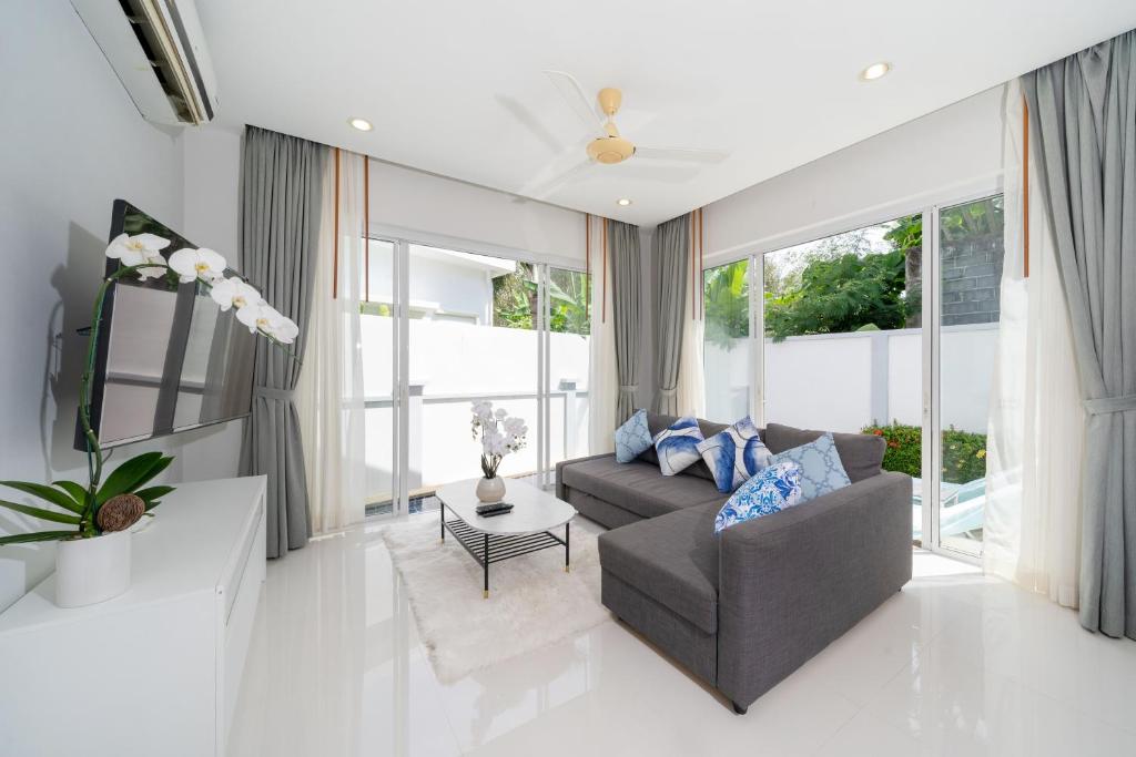 Posezení v ubytování 2 Bedrooms Villa in Rawai - v6 t