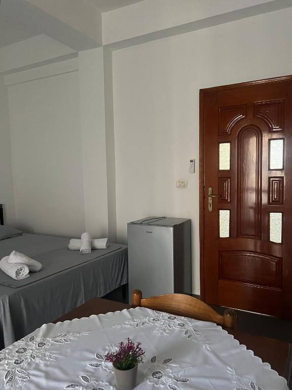 Postel nebo postele na pokoji v ubytování Guest House L&B