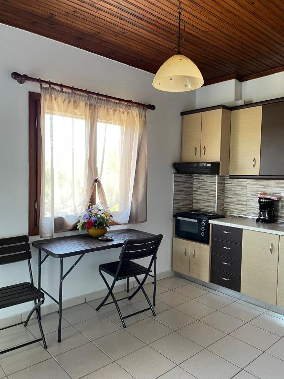 Kuchyň nebo kuchyňský kout v ubytování Anna Dani Apartments