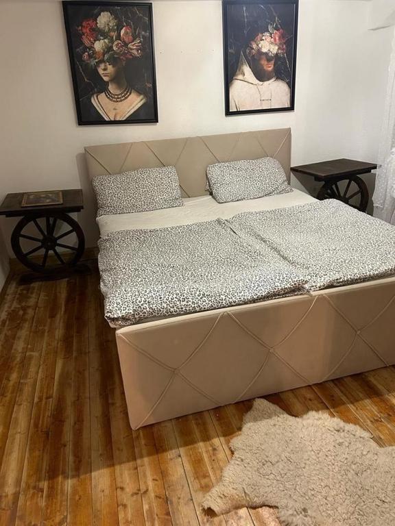 Katil atau katil-katil dalam bilik di Appartement Rothenburg
