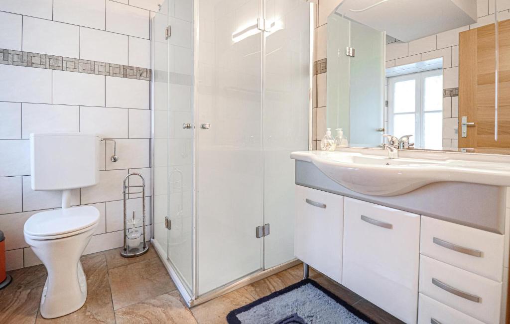 Koupelna v ubytování Ferienwohnung In Vordernberg