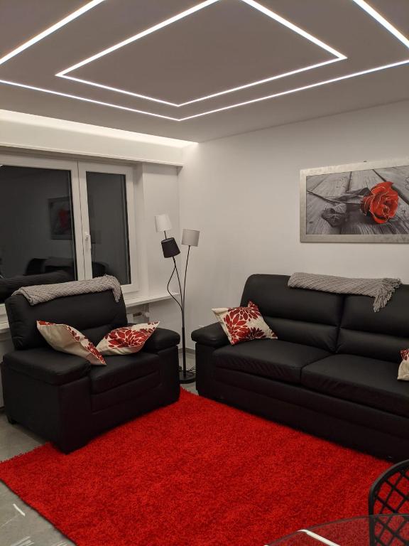 Posezení v ubytování Ferienwohnung Primavista