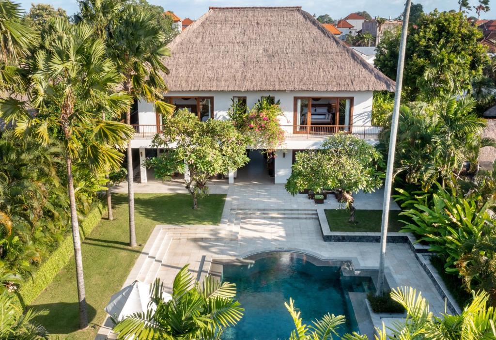 an aerial view of a villa with a swimming pool at Impiana Private Villas Seminyak in Seminyak