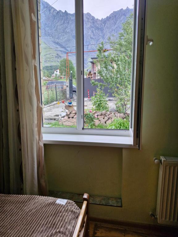 Nespecifikovaný výhled na hory nebo výhled na hory při pohledu z penzionu