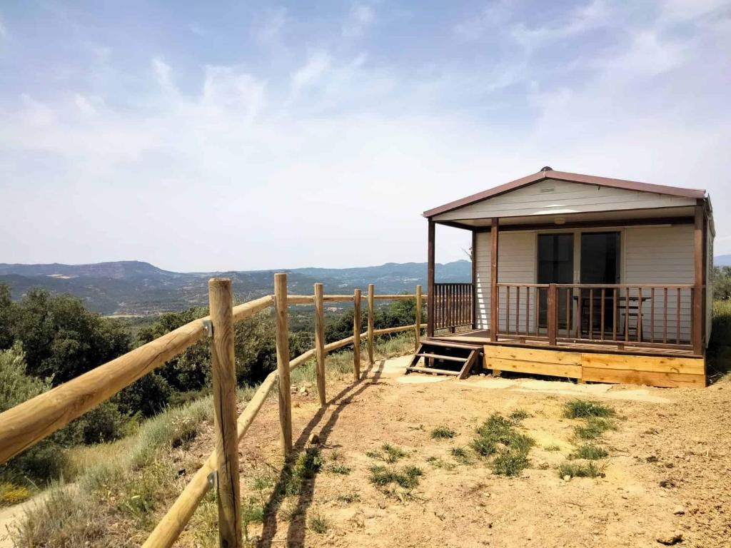 Terra del Congost - Alojamientos en la Naturaleza frente al Congost de Montrebei - Bungalow Avec Terrasse