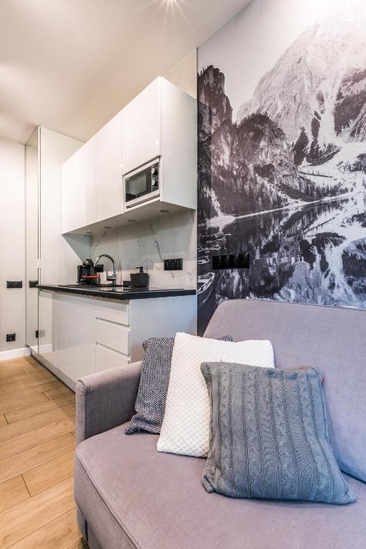 Kuchyňa alebo kuchynka v ubytovaní Apartamenty Royal Resort Spa