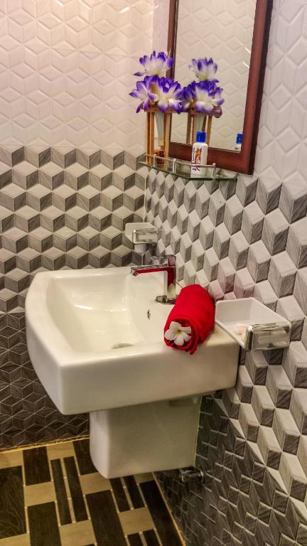 Koupelna v ubytování Gimhana Homestay