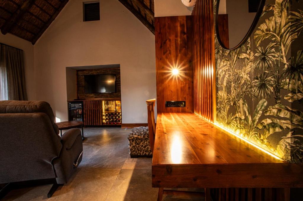 Posezení v ubytování Lapeng Guest Lodge