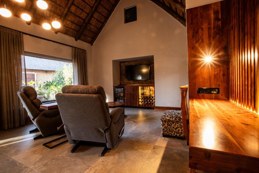 Posezení v ubytování Lapeng Guest Lodge