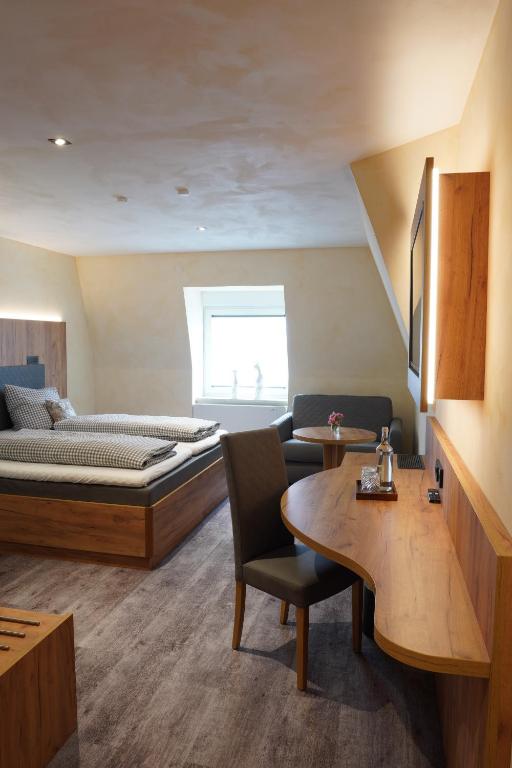 Postel nebo postele na pokoji v ubytování Hotel Heideparadies