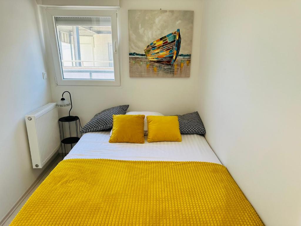 Posteľ alebo postele v izbe v ubytovaní Luxury apartment CityZen