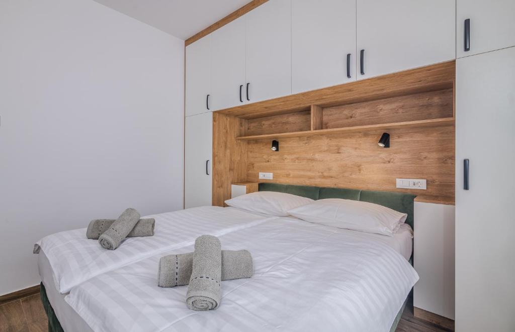 Postel nebo postele na pokoji v ubytování B&B Šegulja
