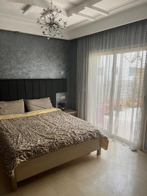 Postel nebo postele na pokoji v ubytování Luxury apartments