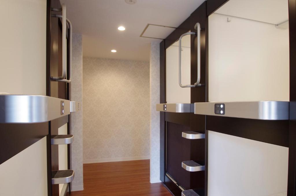 Kuchyň nebo kuchyňský kout v ubytování Hotel Imalle Haneda