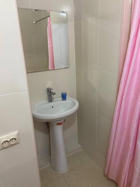 Koupelna v ubytování Guesthouse Mirabela