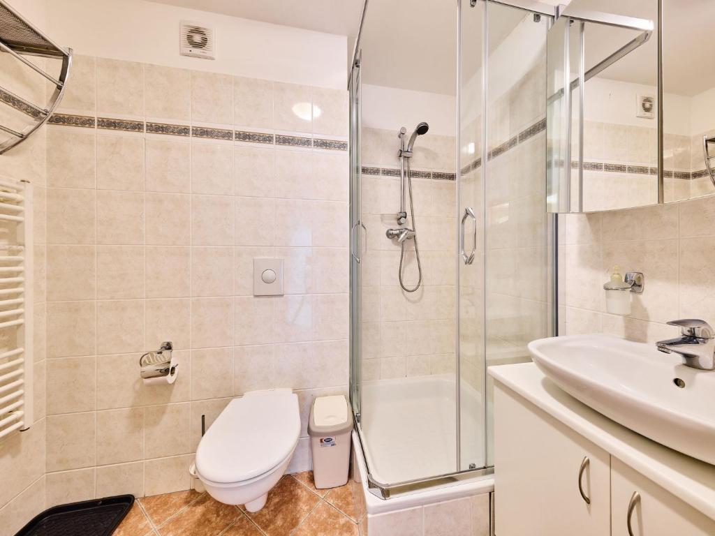 Koupelna v ubytování Apartment Horní Mísečky-1 by Interhome