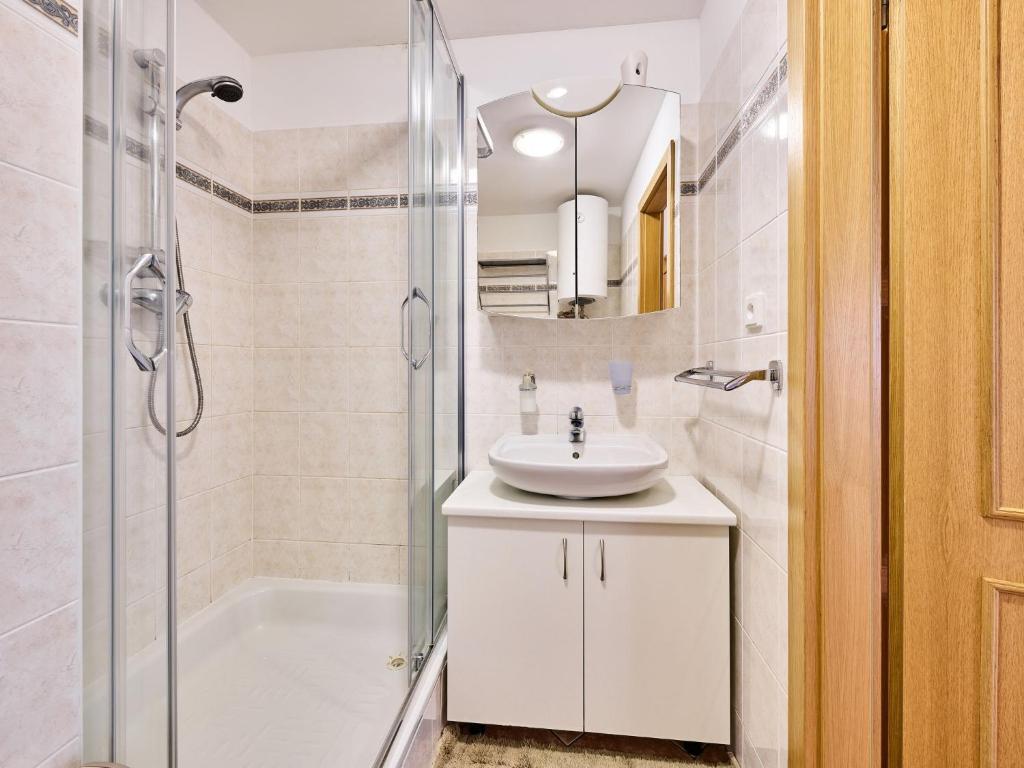 Koupelna v ubytování Apartment Horní Mísečky-1 by Interhome