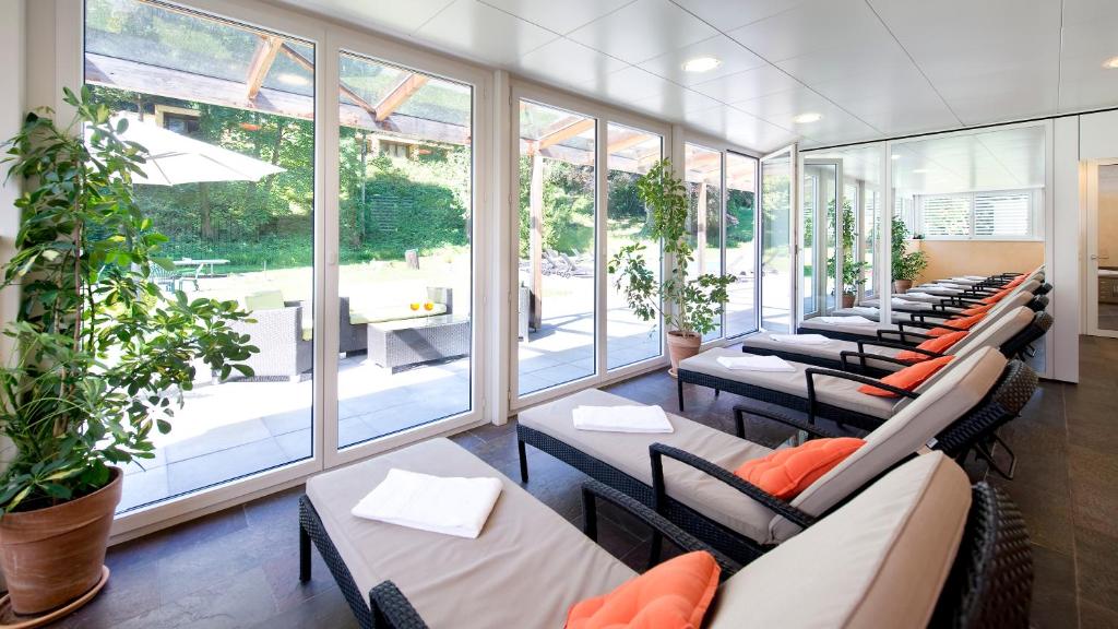 Posezení v ubytování Hotel Schloss Ragaz