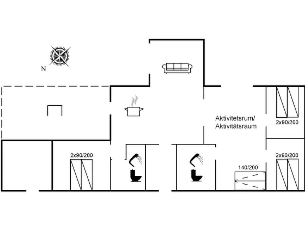 Půdorys ubytování Holiday Home Alea - 800m from the sea by Interhome