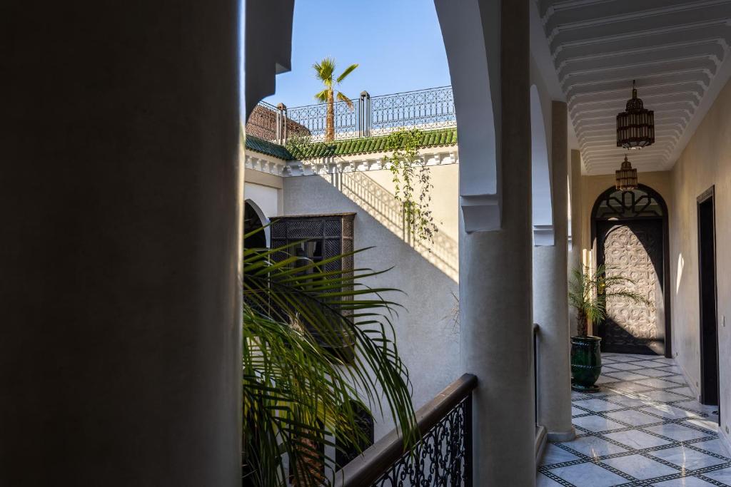 Balkón nebo terasa v ubytování Alrashid Marrakech